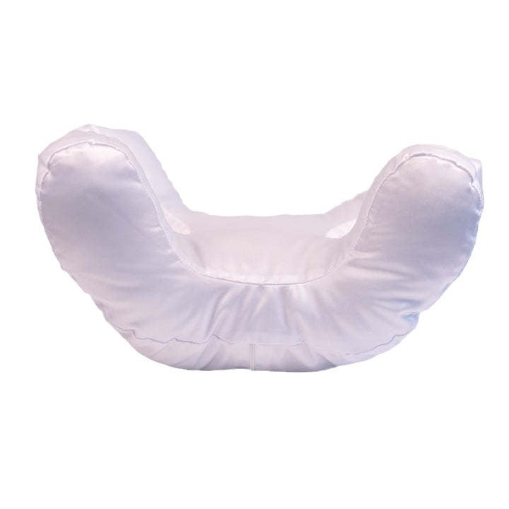 Beauty Face Satin Pillow with Memory Foam Filling Comfortable Soft Nap Cotton Pillow Peace Mind Sleep Non-Paste Makeup Headrest